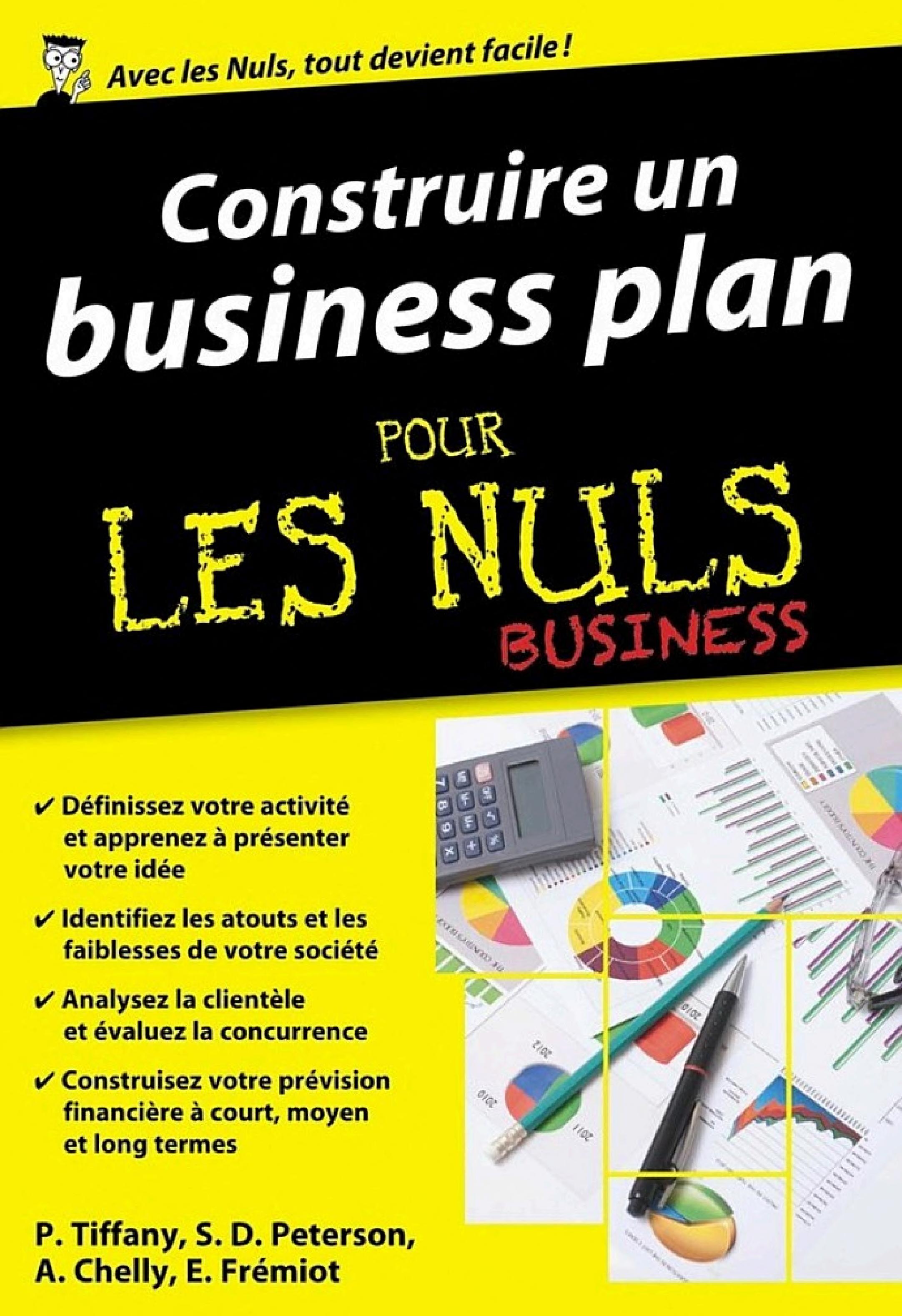 Couverture : Construire un business plan pour les Nuls poche Business