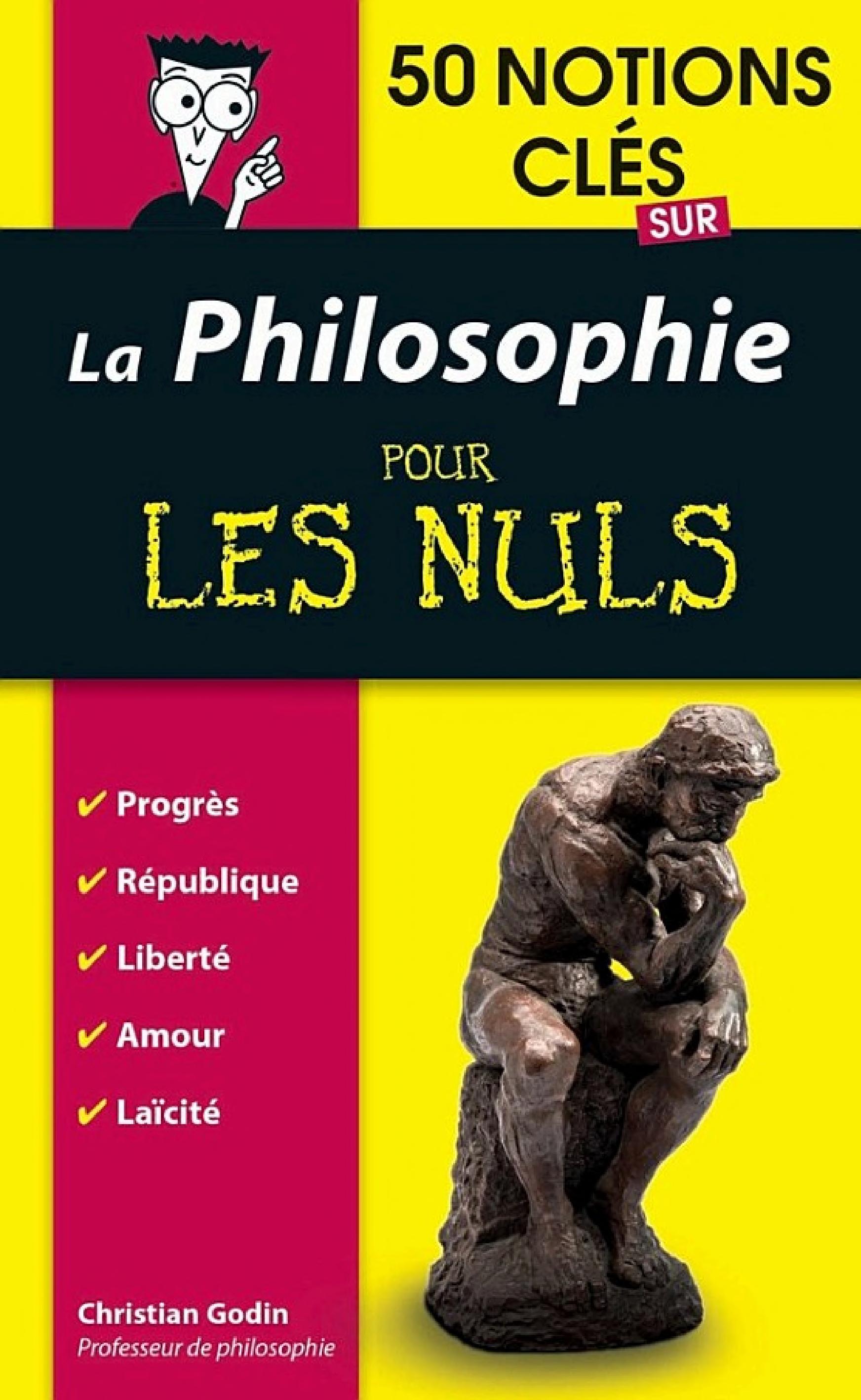 Couverture : 50 notions clés sur la philosophie pour les nuls