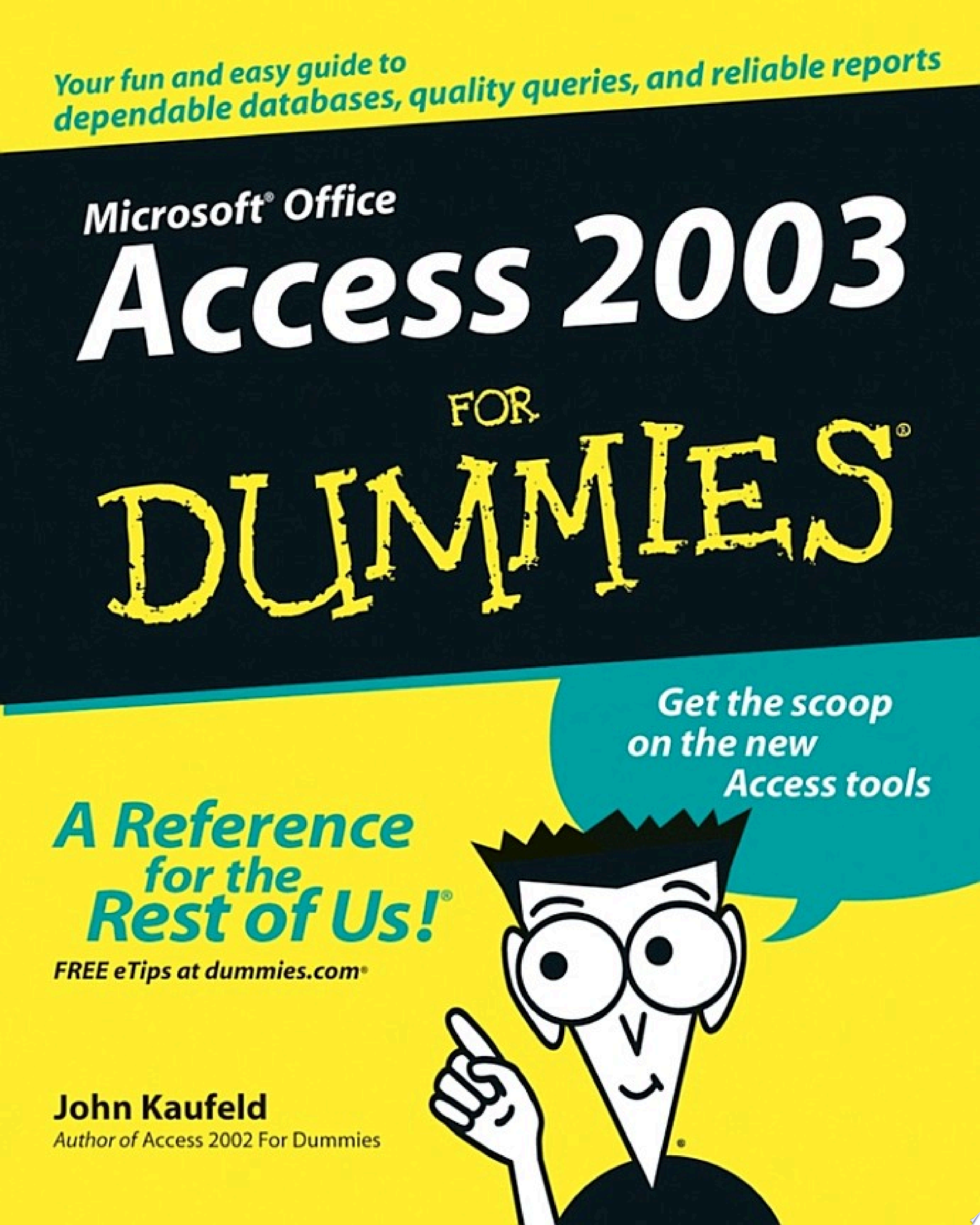 Couverture : Access 2003 pour les nuls
